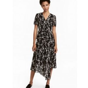 H&M Assymetrical Layered Wrap Dress